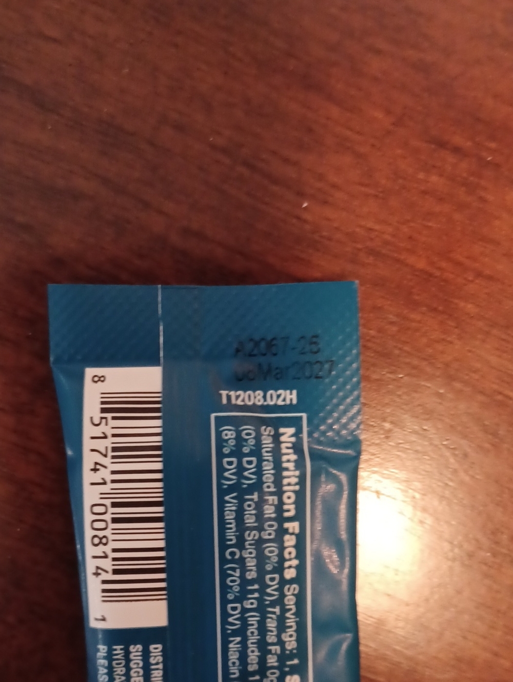 Liquid I.V. Electrolyte Drink Mix Sticks - Blue Packaging 16 Total - Picture 6 of 6